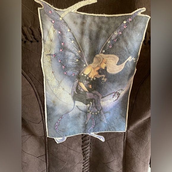 Vintage Jessie USA Suede lined with Sherpa trench coat. Small - Picture 6 of 7